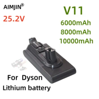 25.2V 6.0-10.0mAh For Dyson V11 21700 Battery Are Suitable for Dyson Vacuum Cleaner Lithium-Ion Battery Replacement Original