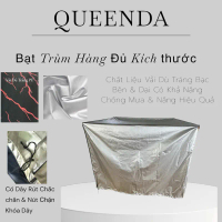 Bạt Trùm Hàng Bạt Phủ Hàng Hóa Dây Rút Kích Thước 50x50x50(cm) Vải Dù Tráng Bạc, Vải Dù Tráng PU Che