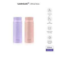 LocknLock Exclusive Tumbler Wanna Be One Touch 350ml - LHC3258 Pink