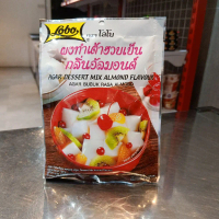 lobo agar dessert mix almond fravour agar bubuk rasa almond