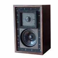 BestVox LS3/5A Monitor Bookshelf HIFI Speakers 83dB Passive Classic 11 Ohms Version Plywood Speaker Box 15 ohms LS3/5A