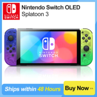 Nintendo Switch OLED Game Console Splatoon 3 Limited Edition with 7 Inch OLED Screen Splatoon 3 Joy Con Available Now