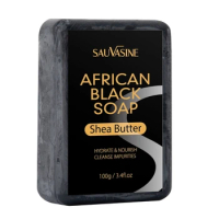 African Black Soap Anti Rebelles Beauty Moisturizing Natural Bath Body Treatments Skin Care Whitening Soap for Women N0PF