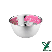 YOSHIKAWA JUST‧FIT 18-8不鏽鋼深型刻度料理盆-14cm