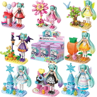 【Fun心玩】QM30142 初音未來 百變系列 場景積木盲盒 (隨機出貨) KEEPPLAY 初音 積木 聖誕禮物