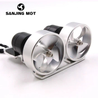 DUAL Hand Thruster Underwater Jet Ski Electric Motor For RC Boat