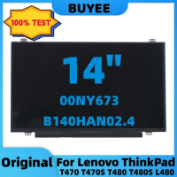 14'' For Lenovo ThinkPad T470 T470S T480 T480S L480 Laptop LCD Screen Panel Replacement FHD 1920X1080 FRU 00NY673 B140HAN02.4
