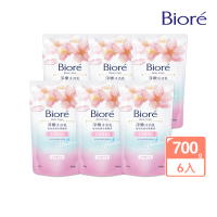 【Biore 蜜妮】淨嫩沐浴乳 補充包700gX6入(共8款可選)