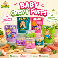 Cemilan Bayi Murah DELISOES Snack Bayi 7 Bulan - Snack Puffs Finger Food Bayi Kids Snack  anak  2  t