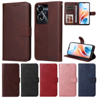 Wallet Leather Case For OPPO Reno 11 10 8 Pro Plus 8T A98 A79 A78 A59 A58 A57 A38 A18 A17 Find X6 A1 Pro A2M Flip Cover Coque