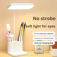 Triple W Lampu Meja Tidur Belajar Desk Mini Lamp Organizer