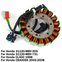 Motorcycle Ignition Magneto Stator Coil for Honda CB400SS 2002-2008 CL400 1998 31120-MBV-305 Engine Generator Coil CL CB 400 SS