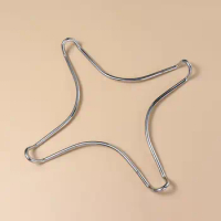 Silvery for Gas Hob Heat Diffuser Stainless Steel Pans Rack Pot Stand Gas Cooker Rack Iron Stove Ring