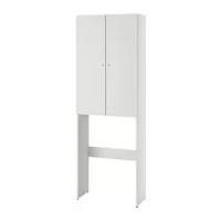 kabinet untuk mesin cuci, putih, 65x190 cm
