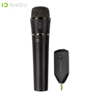 SHIDU U5 Handheld Dynamic Vocal UHF Wireless Karaoke Microphone With 3.5mm Plug Receiver For Portable Voice Amplifier Speaker