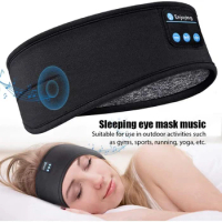 Sports Sleeping Headband Fone Bluetooth Earphones Elastic Music Eye Mask Earmuffs Headphones Wireless Bluetooth Headset Headband