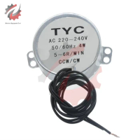 TYC-50 AC 12V 220-240V 50/60Hz Electric Synchronous Motor 5-6RPM Robust Torque 4W CW/CCW TYC-50 For Fan Motor Induction Cooker