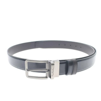 เข็มขัดหนังหัวเข็ม รุ่น PBJR22-PIN9 สีดำ