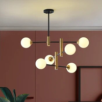 chandelier nordic Creative Minimalist Magic Beans chandelier bubbles Living room Bar chandelier lighting for kitchen lamp