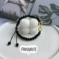 gelang serut kristal lapis emas
