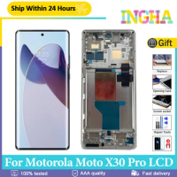 6.7" Original LCD For Motorola Moto Edge X30 Pro X30Pro LCD Display XT2241-1 Touch Screen Panel Assembly Digitizer Repalcement