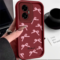 เคสซิลิโคนนิ่มมีสไตล์กันกระแทก ลายกุทัณฑ์สีชมพูน่ารัก เข้ากันได้กับ Honor 70, 90, X7B, 90lite, X50i,