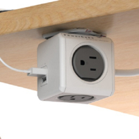 荷蘭PowerCube 擴充插座-USB兩用延長線3m 自動斷電保護 插座不打架 檢驗合格