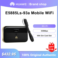 Unlocked Huawei WiFi 2 Pro E5885Ls-93a Mobile WiFi 4G LTE Router Cat6 300 Mbps Modem Pocket Hotspot With Sim Card Slot RJ45 Port