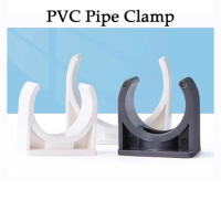 5pcs PVC Pipe Clamp ID 20~32mm Aquarium Fish Tank Water Supply Tube U-Type Card Brace Retainer Irrigation Pipe Fasten Tools