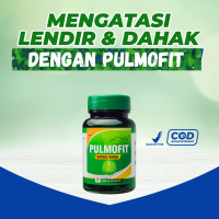 PULMOFIT Kapsul Gurah 60 Kapsul Herbal BPOM Untuk Asma Sinusitis Batuk, Sesak Nafas