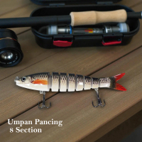 Umpan Pancing Ikan Lifelike Fish Bait Lure 8 Section 13.5cm 25g