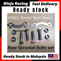 SYM BONUS SPROCKET BOLT SET (ST) C70 EX5 DREAM WAVE100 WAVE SPORT BONUS BONUS110 SPROCKET CLUTCH HUB