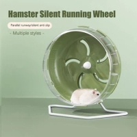 Hamster Sport Running Wheel Rat Small Rodent Mice Silent Jogging Hamster Gerbil Exercise Play Toys Brackets Small Pets Supplies