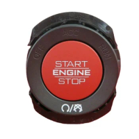 NEW Fit for RAM Red Push Button Start Upgrade RED Push to Start Ignition Switch 68453905AA