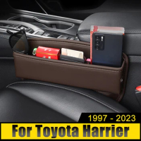 Car Seat Crevice Slot Storage Box Gap Bag Built-in Cover Case For Toyota Harrier Venza XU30 XU60 XU80 1997-2020 2021 2022 2023