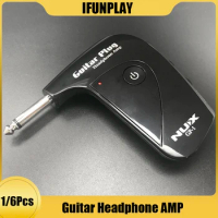 NUX GP-1 Electric Guitar Plug Mini Headphone Amp Built-in with Classic British Distortion Effect Compact Portable