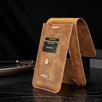 Waist Belt Phone Leather Case Hook Loop Pouch For LG V50 ThinQ 5G,OPPO Realme 1 3 2 Pro U1 C2 C1 (2019),Doogee N10 Y8 Y7 Plus