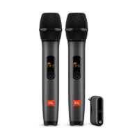 Wireless Microphones, JB Professional UHF Dual Microphones for Home Karaoke Wireless Dynamic Microphone System Set