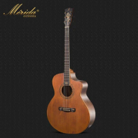 Merida DG20FOLC 41-inch GC acoustic guitar, solid spruce top, walnut sides and back, high quality cutaway acoustic guitar
