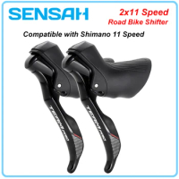 SENSAH TEAM PRO 2X11 Speed Road Bikes Shifter STI Brake Lever Road Bicycle Derailleur for Shimano 105 R7000 R8000 Bike Parts