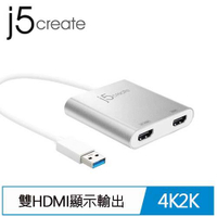 【最高22%回饋 5000點】j5create JUA365 USB3.0 to HDMI雙外接顯卡