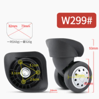 80T trolley case luggage wheel accessories universal wheel mute repair luggage travel luggage universal repair part replacement