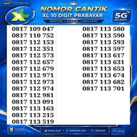Nomor cantik XL 10 Digit prabayar