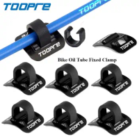 TOOPRE Aluminum Bike Oil Tube Fixed Clamp Conversion Trap Adapter Bicycle Shifter Brake Cable Set Frame U Buckle Tube Clip Guide