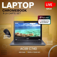 (Refurbished) รlaCarte | Acer C740 Chromebook Laptop (Intel Celeron/4GB RAM/16GB - 32GB SSD)