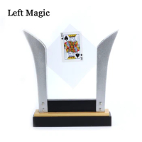Deluxe TV Card Frame Magic Triks Card Insert Into Glass Magic Props Card Appearing In Frame Magic Stage Illusion Gimmick