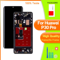 Display For Huawei P30 Pro LCD With Frame 6.47" For Huawei P30 Pro Display LCD Touch Screen Digitizer Panel VOG-L09 VOG-AL00