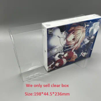Transparent PET cover box For PS4 for Melty blood:type lumina limited edition game storage display box