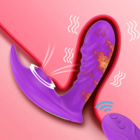 Heating Clitoris Sucking Dildo Vibrator Sex Toy For Women Wireless Remote Invisible Wearable Vagina Sucking Stimulator Vibrator