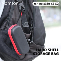 Vamson Carrying Case for Insta 360 X3 One X2 Action Camera Mini Hard Shell Storage Bag for Insta360 X3 One X2 Accessories